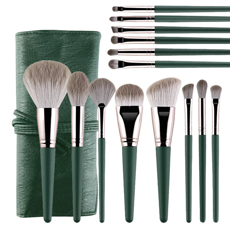 14-teilige Makeup-Pinselset - Weiche, flauschige & vielseitige Schönheitswerkzeuge