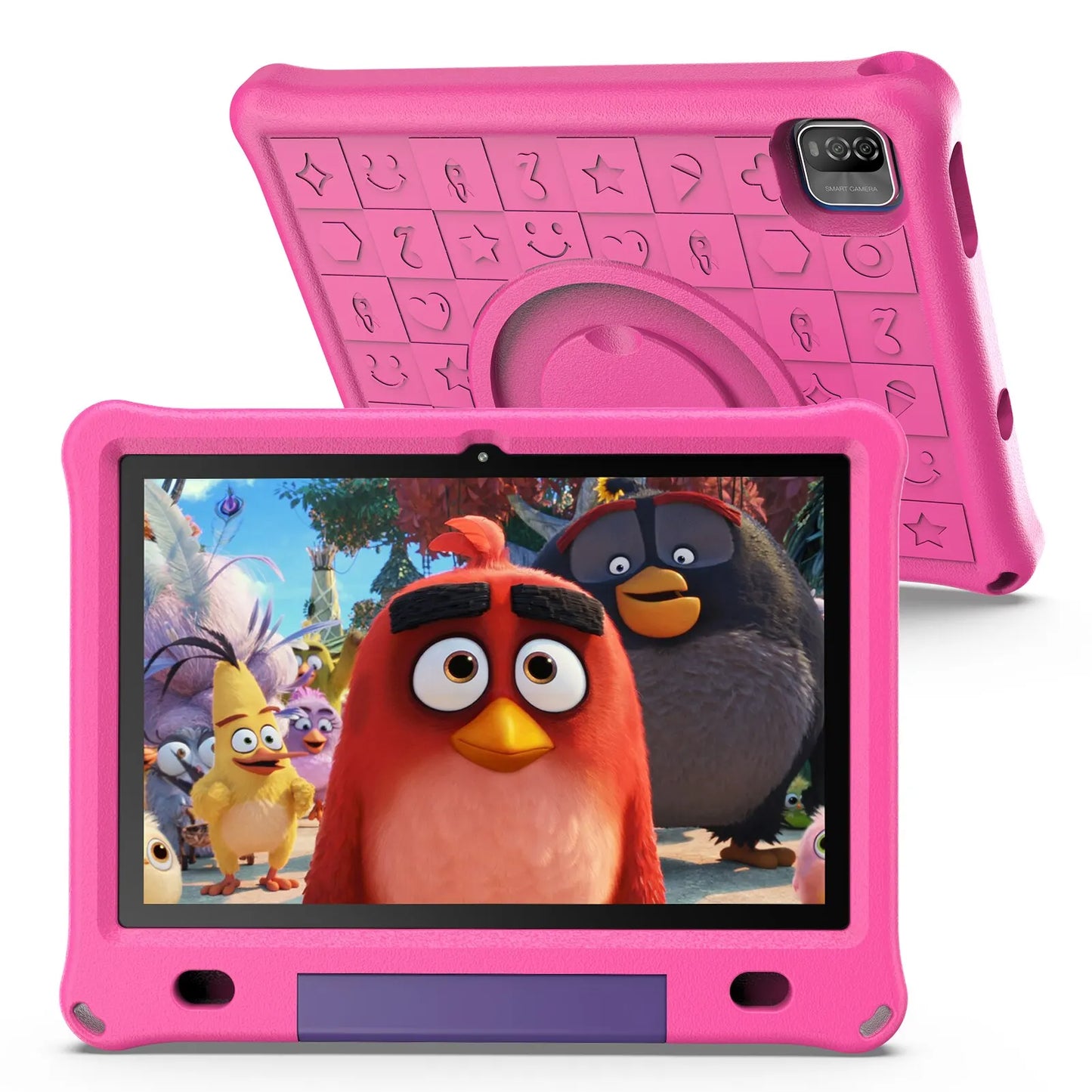 10,1 Zoll Kinder-Tablet mit Android 12, Quad-Core, 3GB RAM, 64GB ROM, EVA Schutzhülle für Kinder