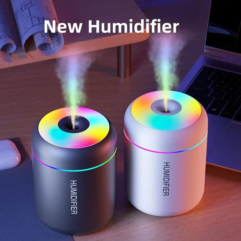 180ML Mini USB Aroma Diffuser - Elektrischer Luftbefeuchter für Zuhause, Auto & Schlafzimmer, ätherisches Öl Reinigung mit Nebellichtern