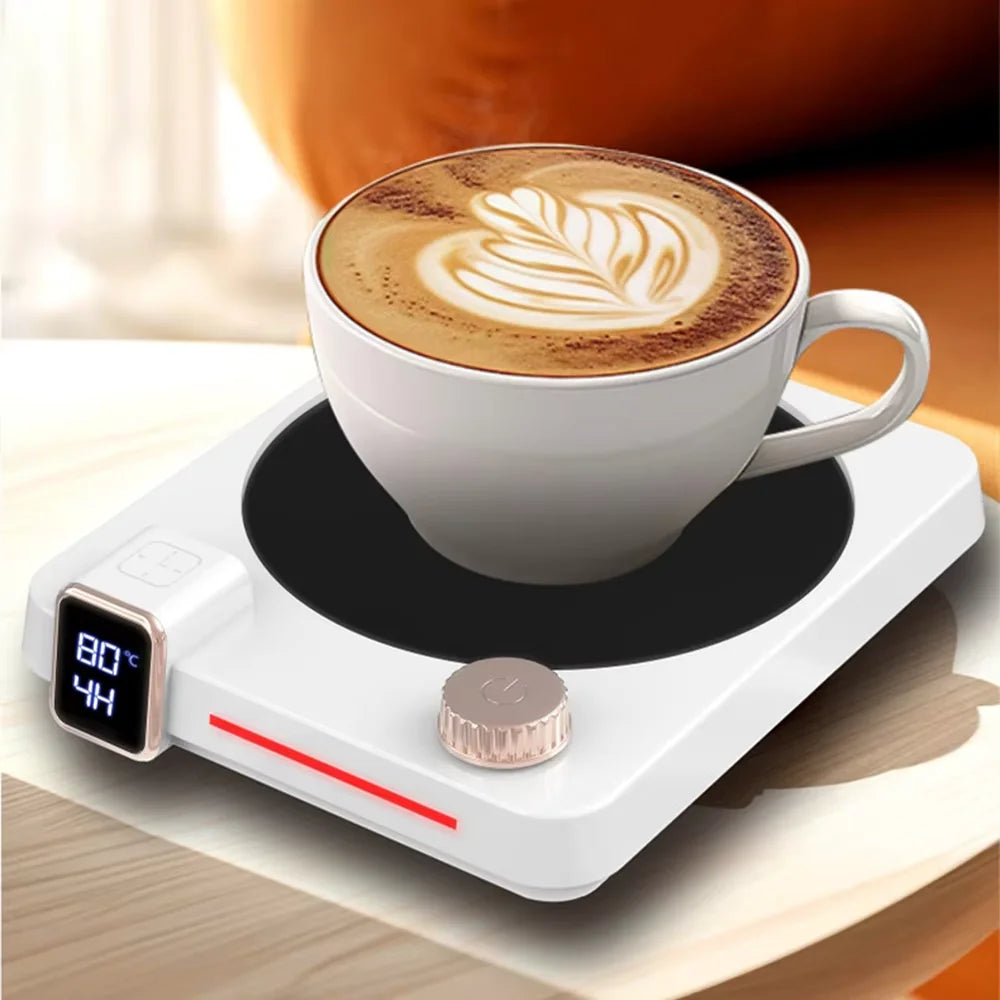Royaleva Kaffeetassenheizpad – 9-Geschwindigkeits-Temperaturanpassung, LED-Anzeige, automatische Abschaltung