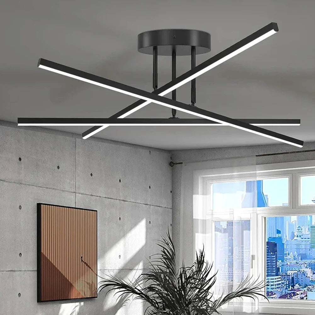 Moderner LED-Decken-Chandelier - Nordischer Stil für Wohnzimmer, Esszimmer und Schlafzimmer