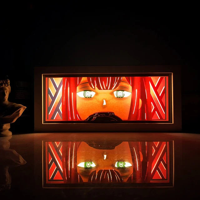 Anime 3D LED Lichtbox – Dragon Ball-inspirierte Papierschnitt-Nachtlampe mit Fernbedienung