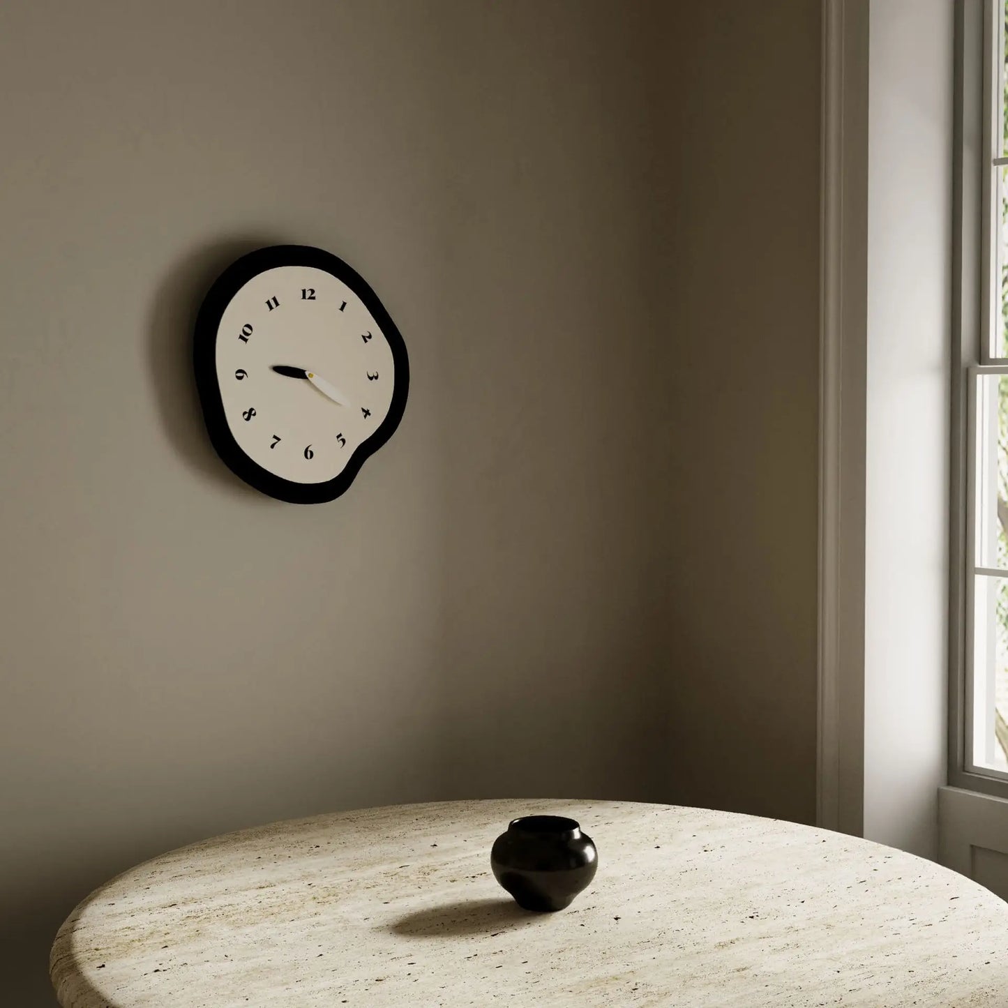Garduru Skandinavische Wanduhr im Nordic Design