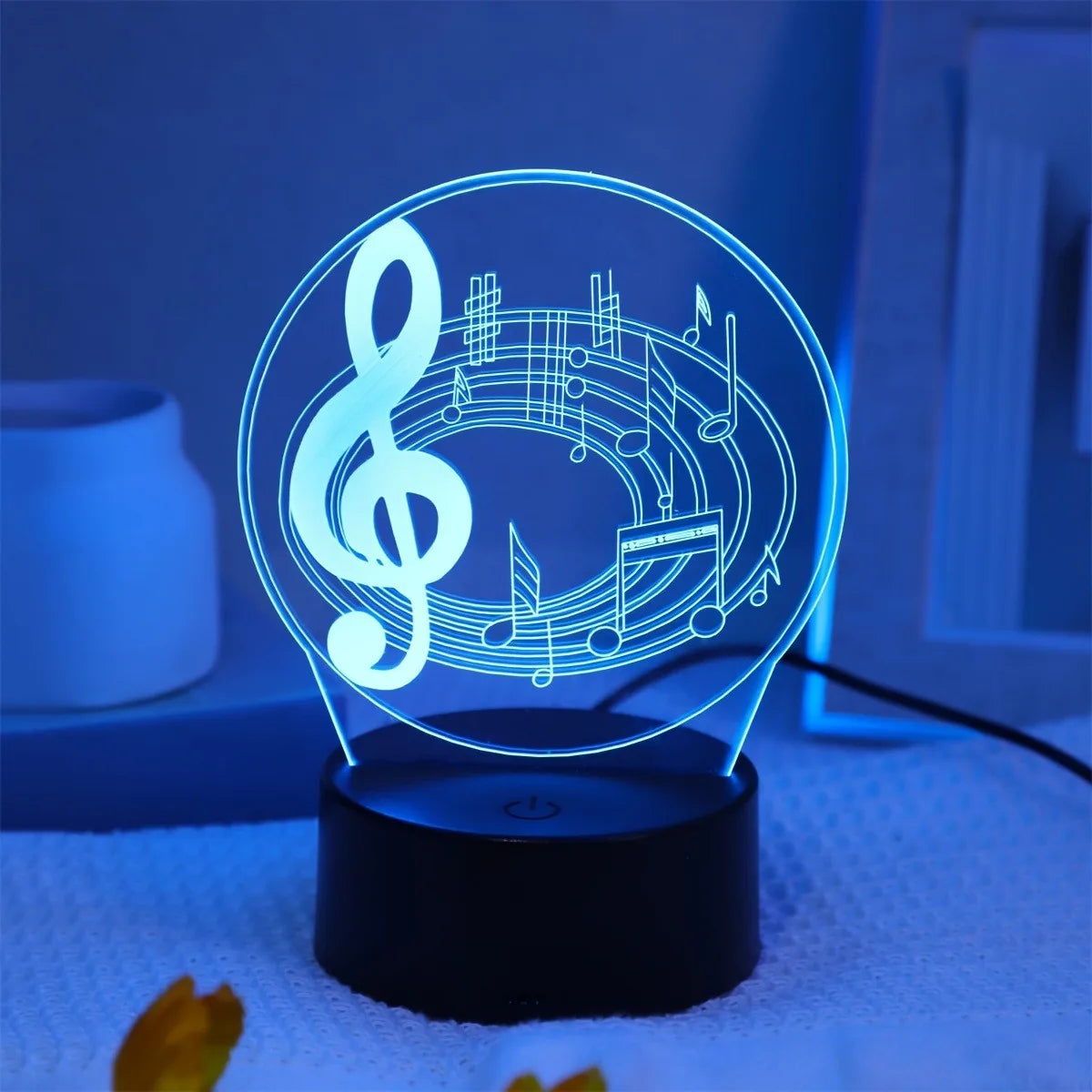 3D musikalische Noten Nachtlicht