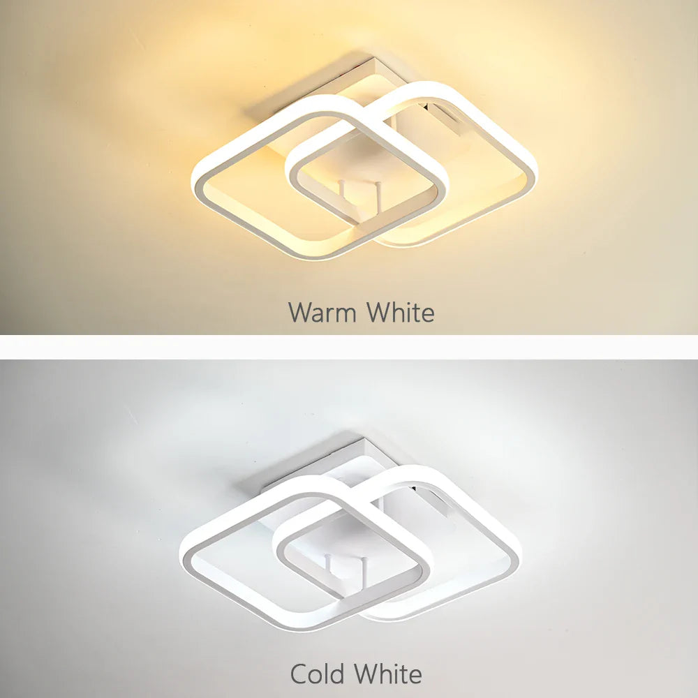 Moderne LED Deckenlampe - Flur- und Ganglampe
