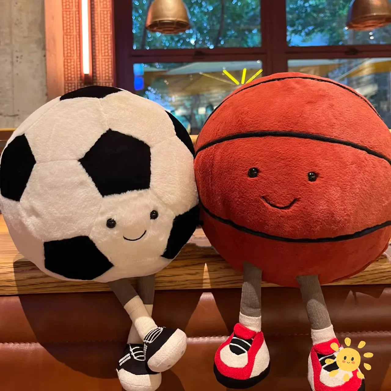 Garduru - Niedliche Fußball-Kuscheltier mit Schuhen für stundenlangen Spielspaß
