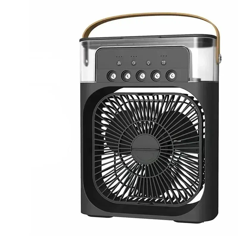 Luftbefeuchter Kühlender USB Ventilator Wassernebel Mini 3 In 1 Leiser Kühler