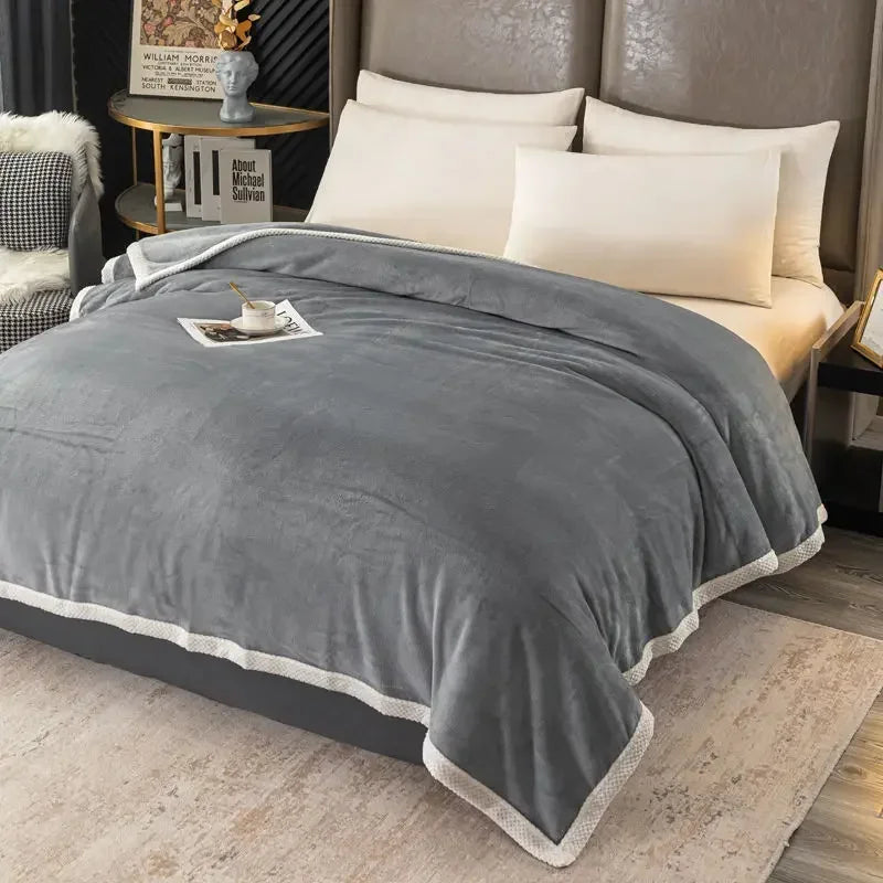 Garduru Kaschmir-Decke für Bett und Sofa – Extra warm & weich