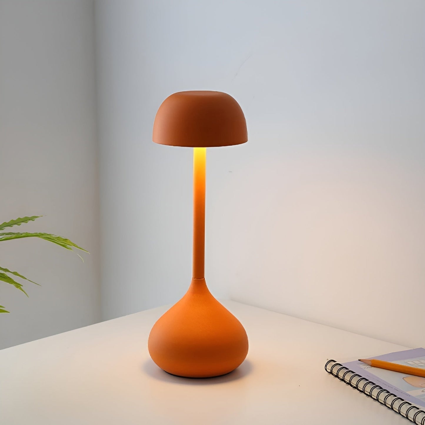 Garduru Lampe – Kabellose dimmbare Pilz-Tischleuchte
