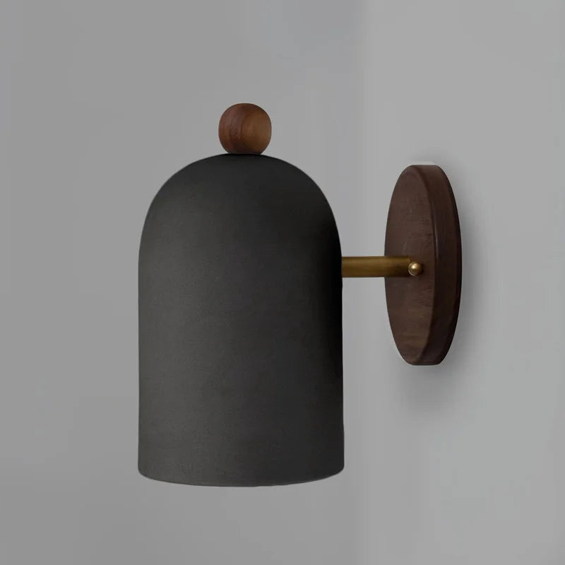 Walnuss Wabi-Sabi Wandlampe | NatureGlow