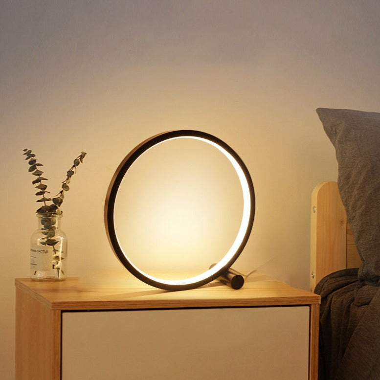 Royaleva Circle of Life Tischlampe - Minimalistisches Design, Touch-Steuerung, Dimmbar