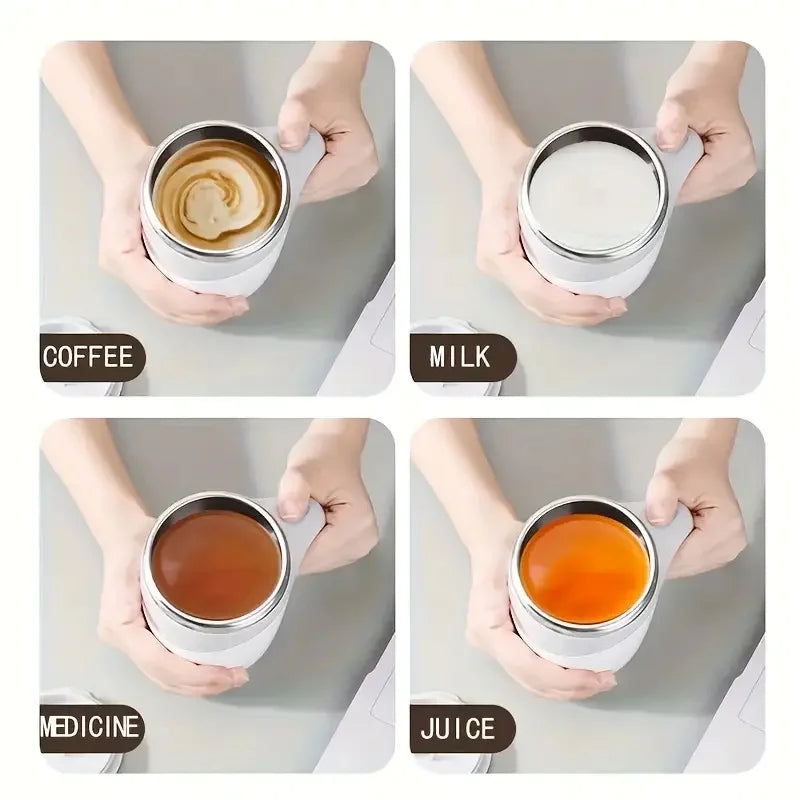 Garduru Tasse – 380 ml Edelstahlbecher mit automatischer Mischfunktion