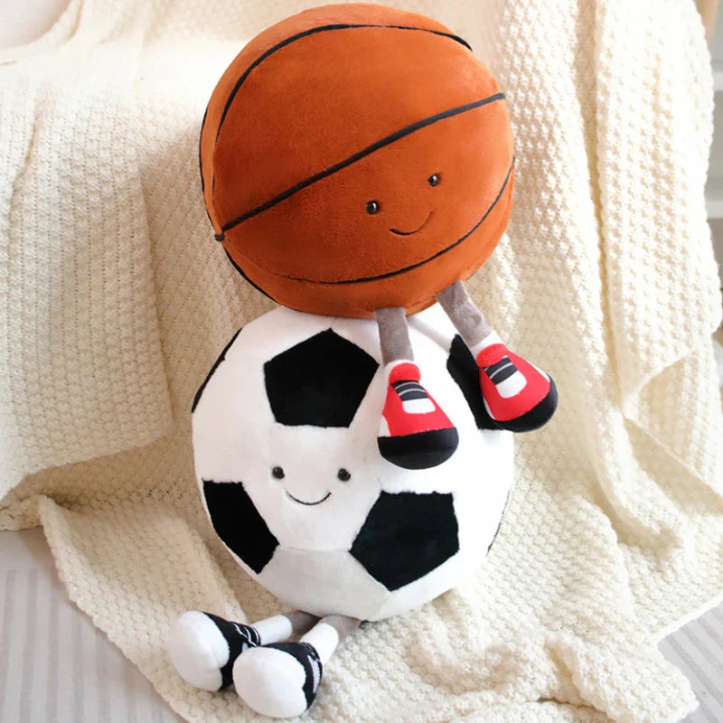 Garduru - Niedliche Fußball-Kuscheltier mit Schuhen für stundenlangen Spielspaß