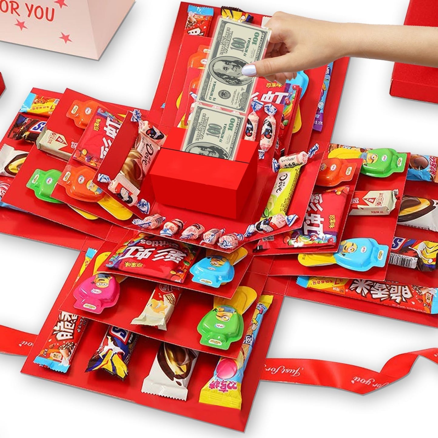 Garduru - Überraschungs-Explosionsbox, + 8 GRATIS Schmetterlinge