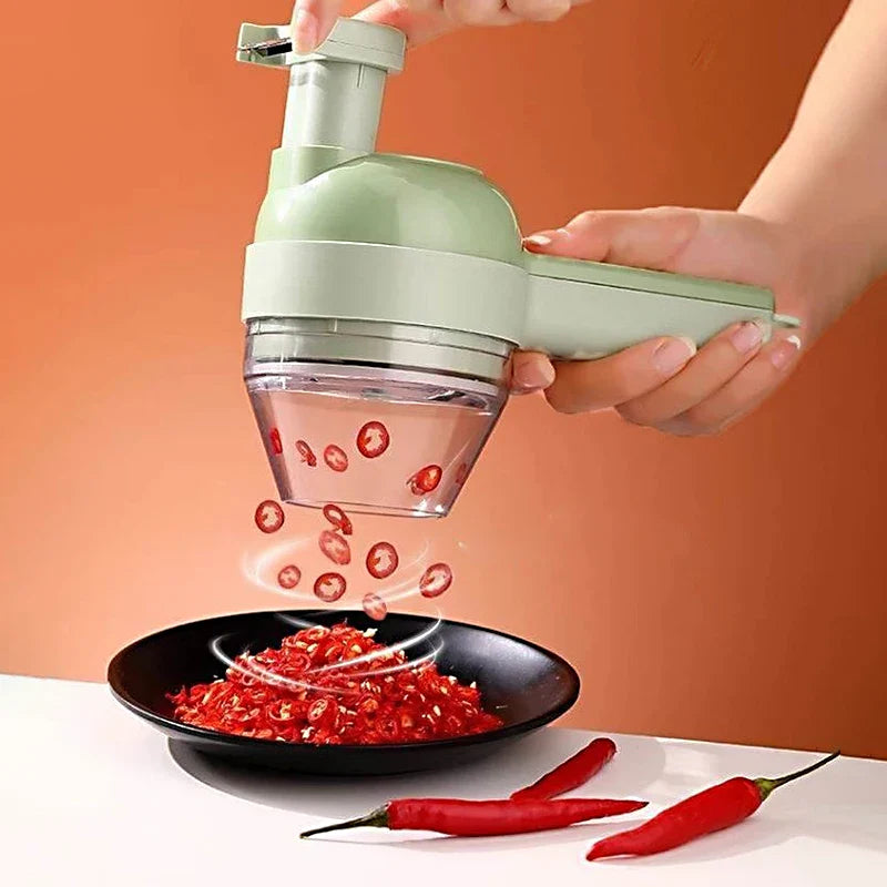 5 in 1 Elektrischer Gemüseschneider Set