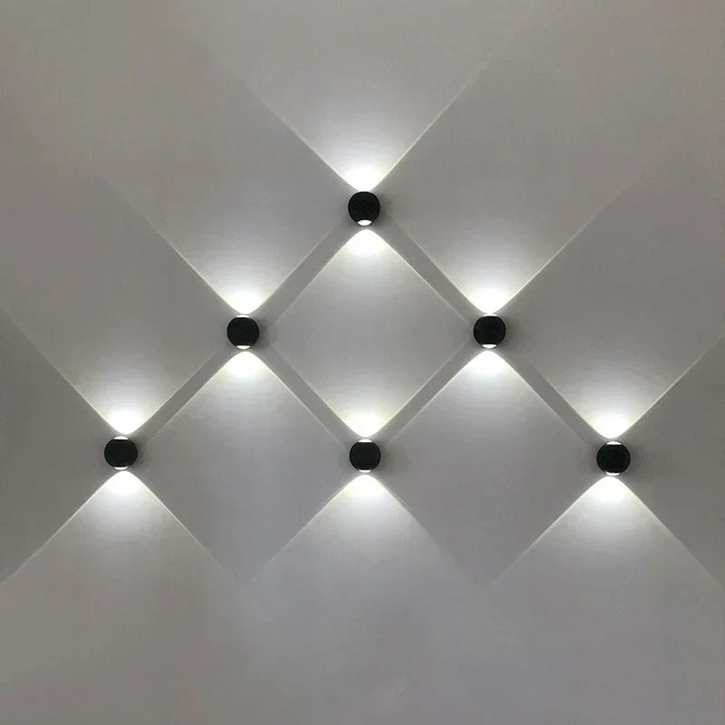 LED-Wandleuchte aus Aluminium – Modernes Design Kugel IP65