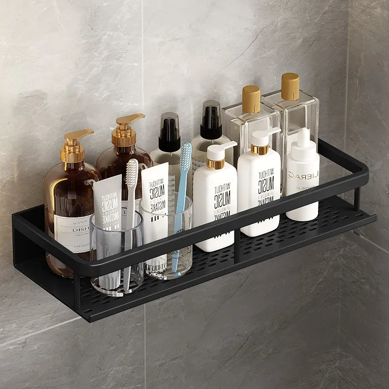 AquaForma – Schwarzes Duschregal mit modernem und platzsparendem Design