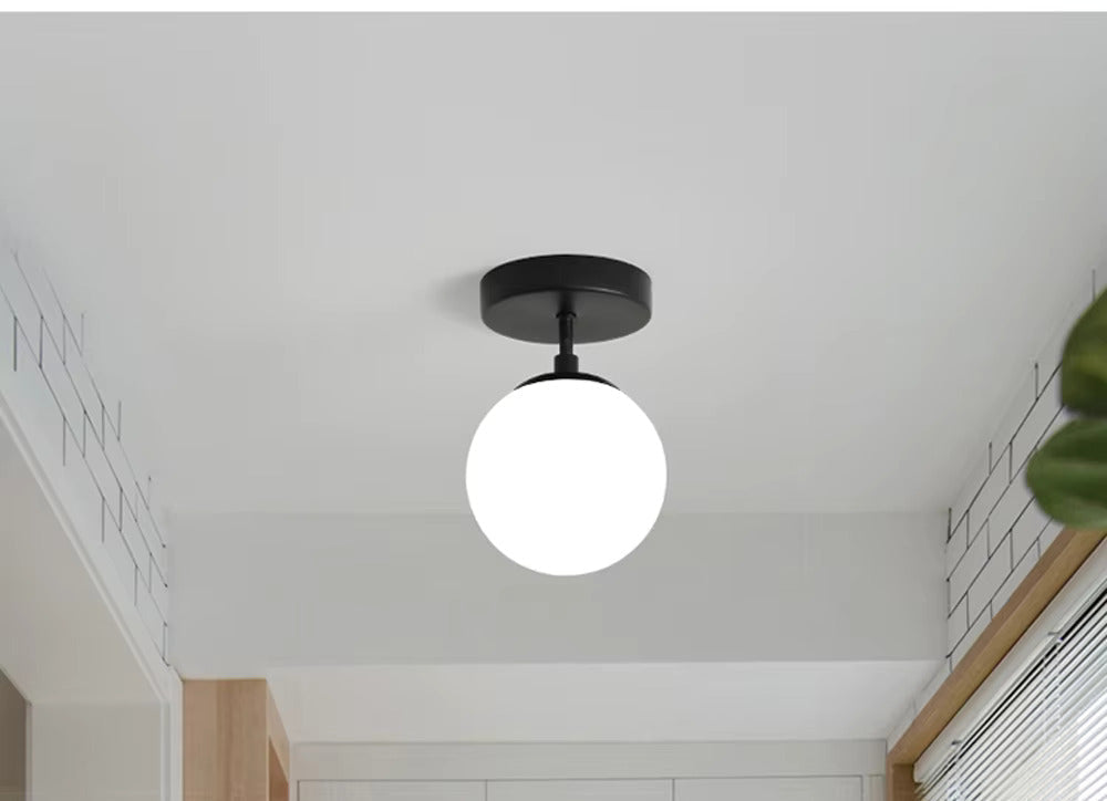 RoyaleGlow Moderne Nordische Wandleuchte - Minimalistische LED-Globuslampe für Zuhause