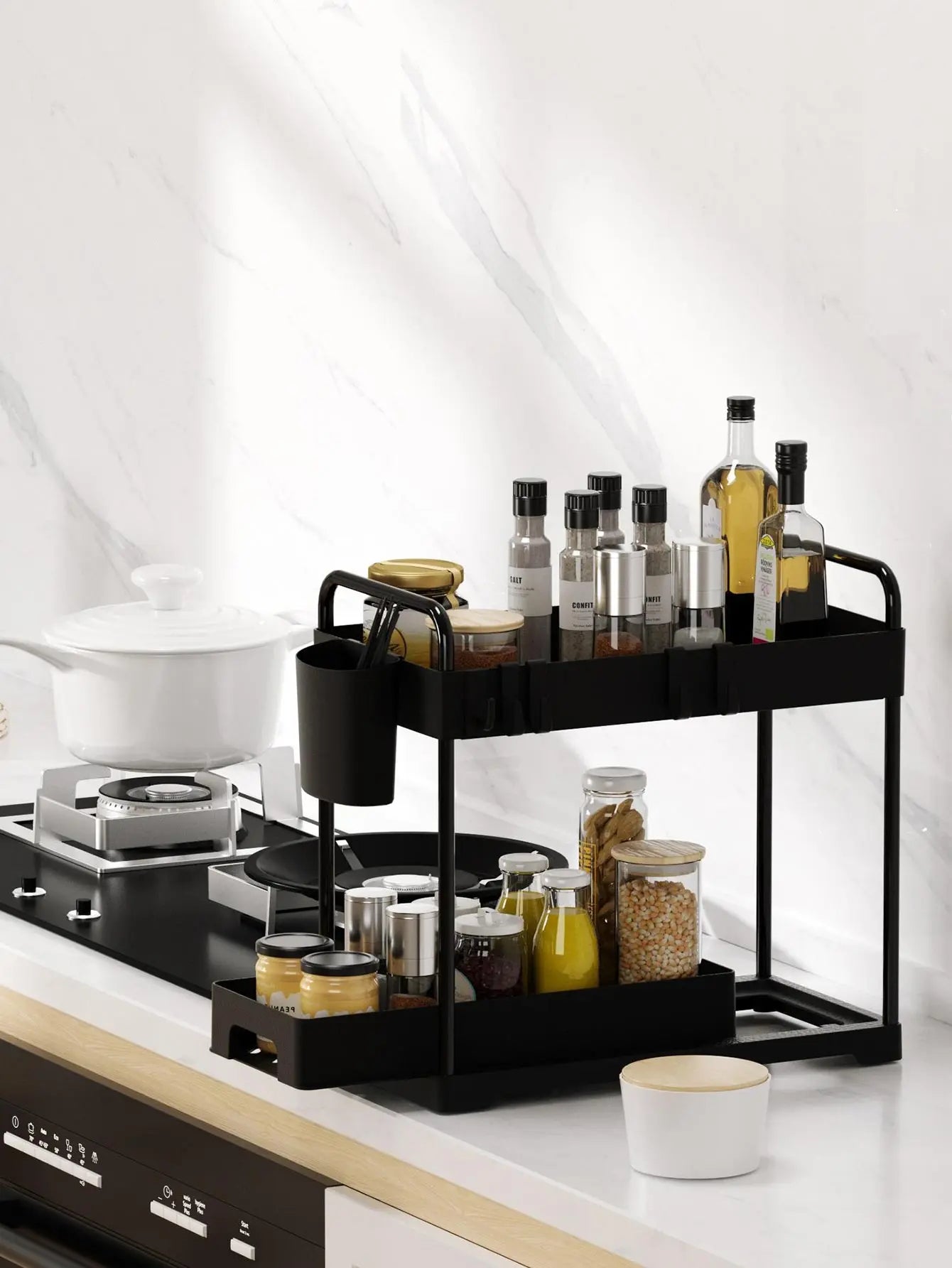 Garduru 2-lagiges Regal für Küche und Bad – Organizer