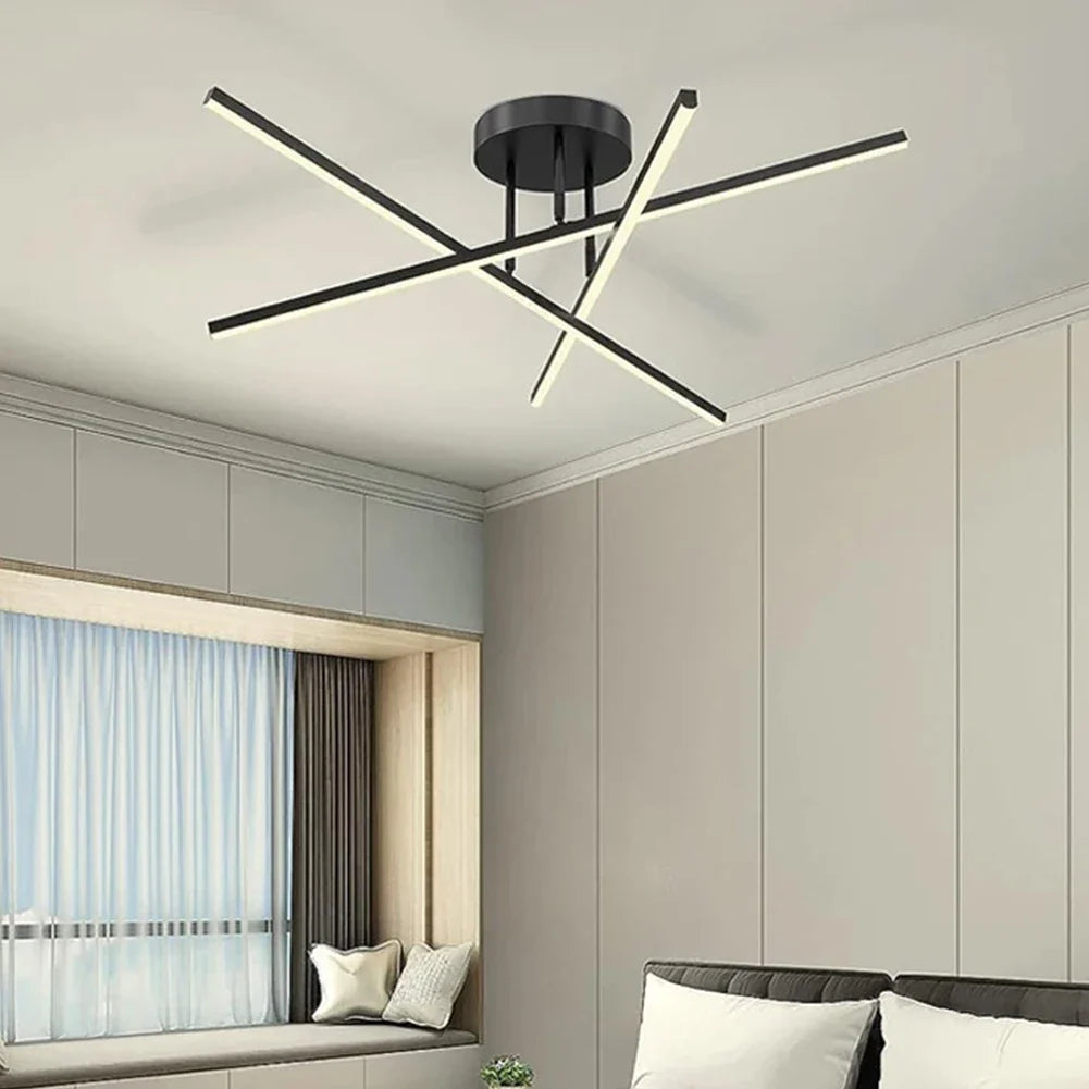 Moderner LED-Decken-Chandelier - Nordischer Stil für Wohnzimmer, Esszimmer und Schlafzimmer