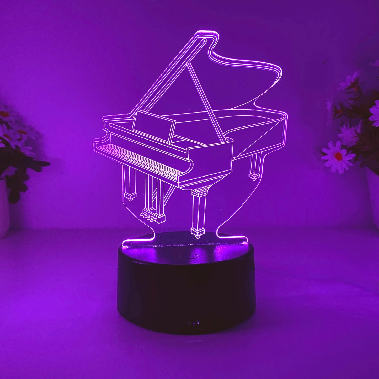 3D Klavier Nachtlicht