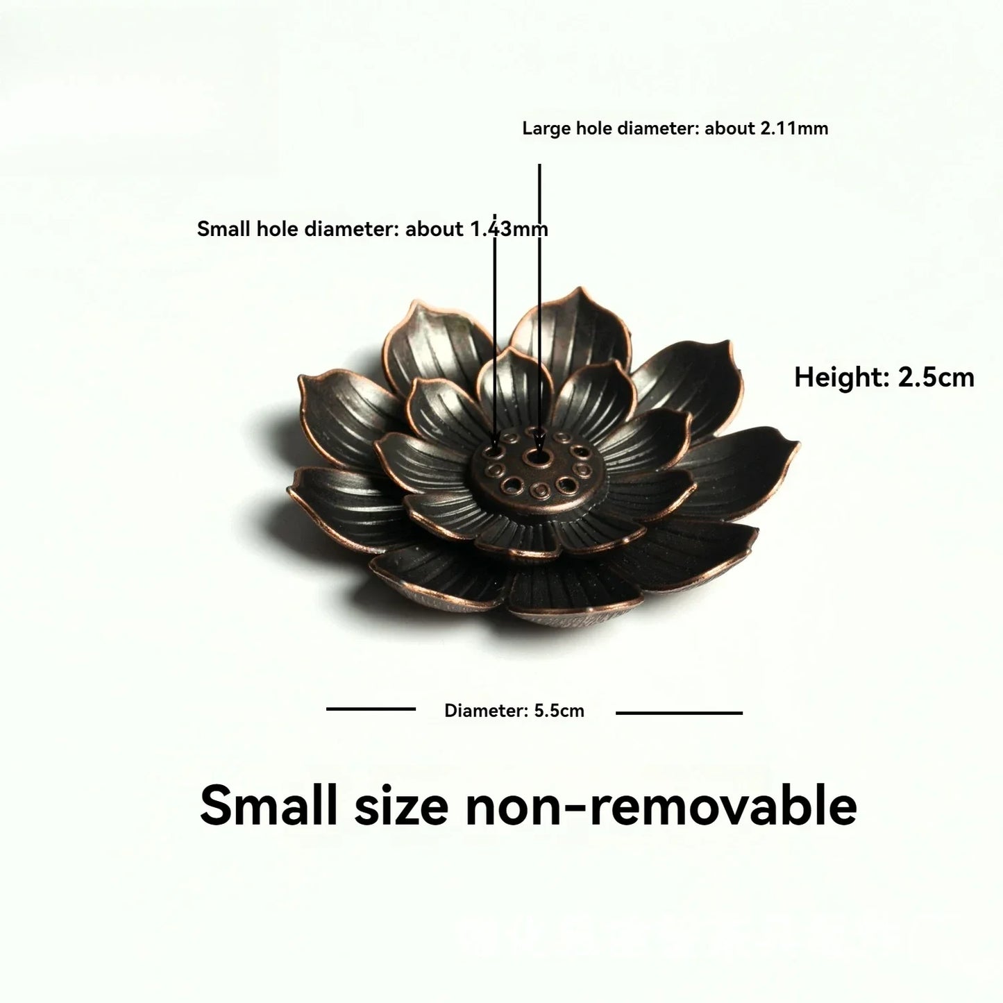 Alloy Räucherstäbchenhalter Buddhismus Lotus Linie Räucherteller Sandelholz-Spulenbasis Tempel Yoga-Studios Wohnkultur