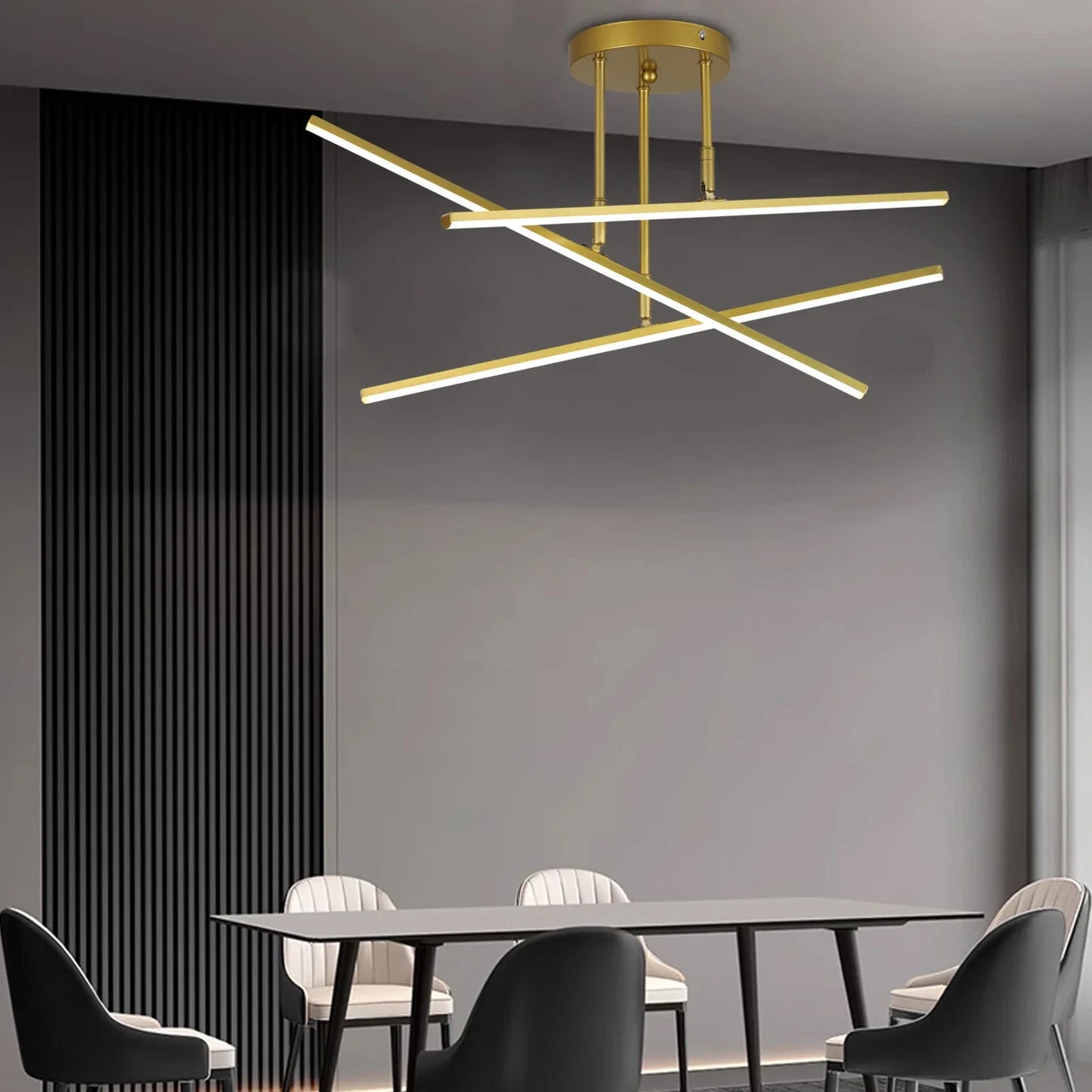 Moderner LED-Decken-Chandelier - Nordischer Stil für Wohnzimmer, Esszimmer und Schlafzimmer