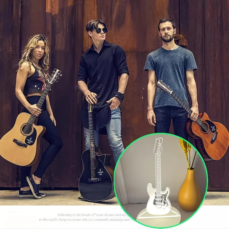3D Gitarre Nachtlicht