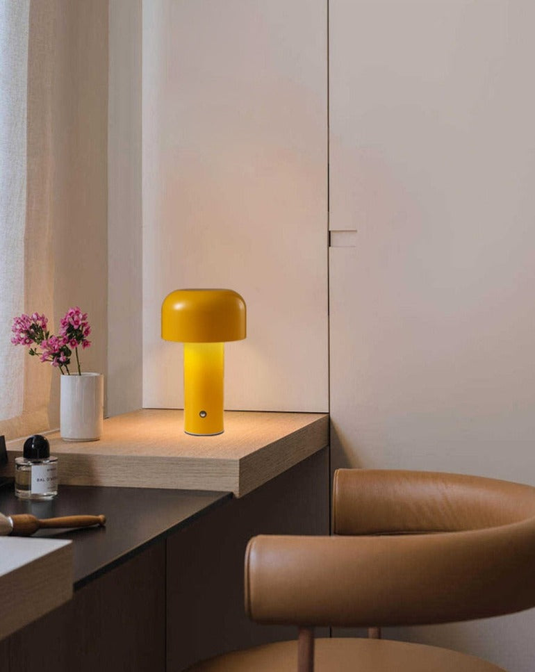 MushRoomGlow – Luxus Dimmbar Tischlampe mit italienischem Design