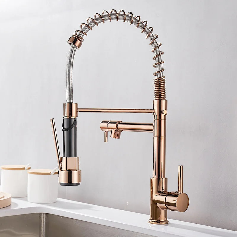 Luxus Küchenarmatur mit Doppelstrahl | AquaElite