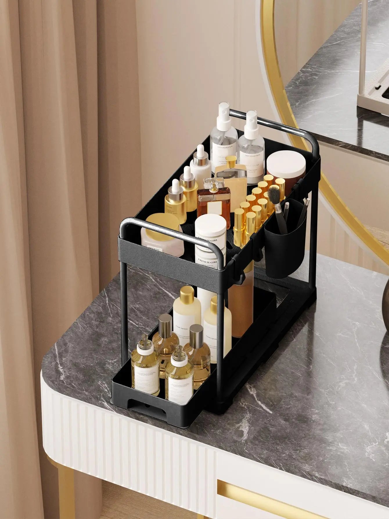 Garduru 2-lagiges Regal für Küche und Bad – Organizer