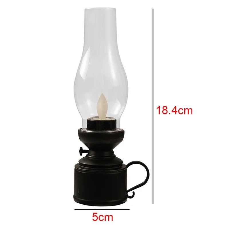 Vintage Kerosinlampe - Elektronische, dekorative Beleuchtung für Zuhause & Büro