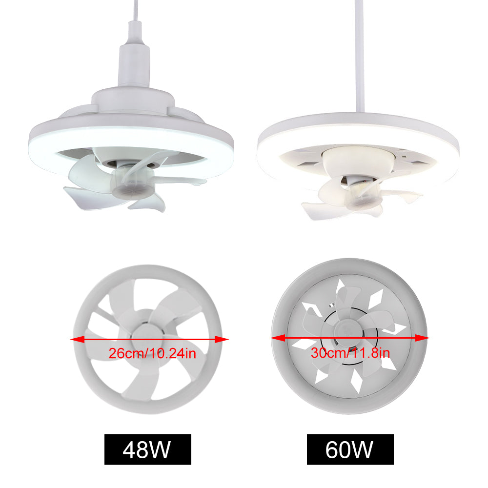 Garduru 360°-Deckenventilator - Inklusive kostenloser Fernbedienung