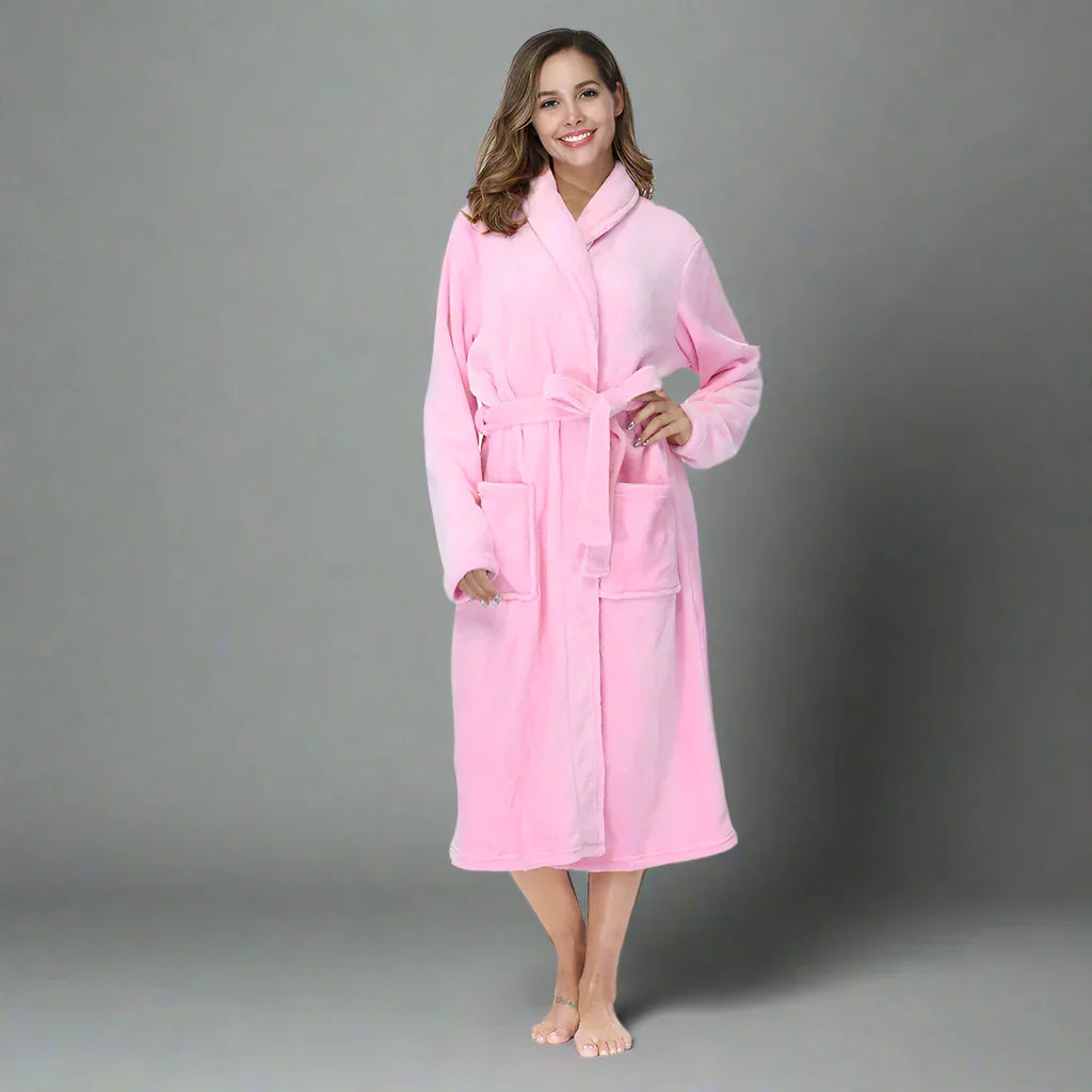 Fleece Bademantel - Kuschelweiche - Léa