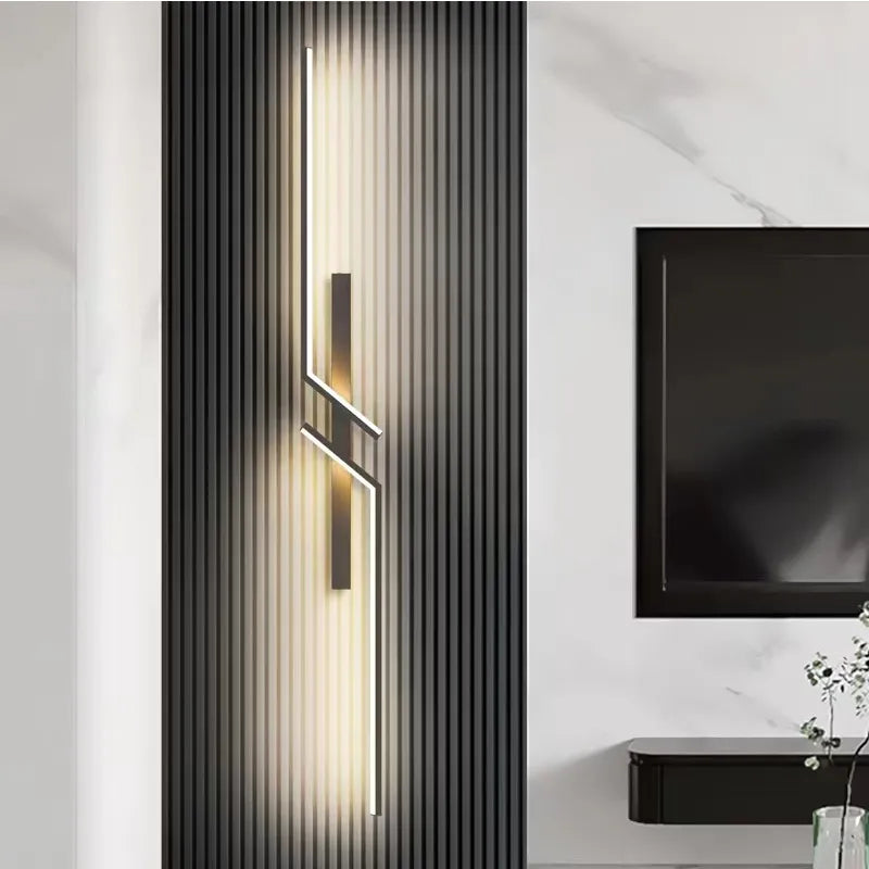 Garduru Moderne LED Wandleuchte | Stilvolles Design | Dimmbares Licht | Für Wohnzimmer & Schlafzimmer