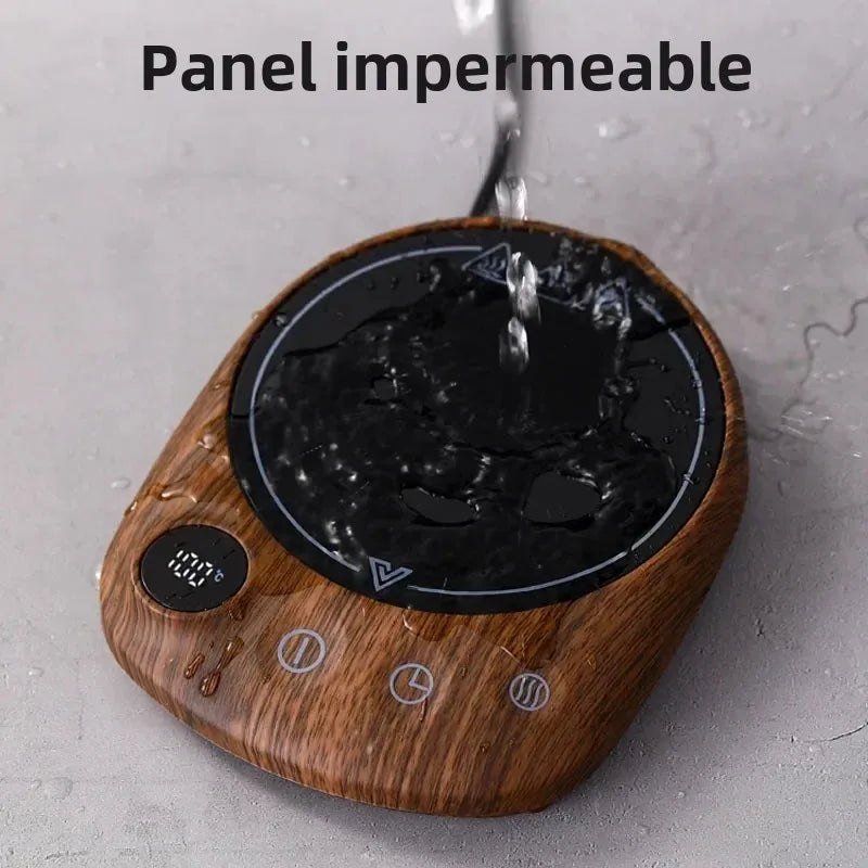 Royaleva Elektrische Tassenwärmerplatte mit 5 Temperaturen & Timer – Intelligenter Getränkeheizer