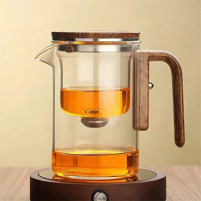 ZenFusion – Luxus-Glasteekanne mit innovativem Infuser und zeitlosem Design