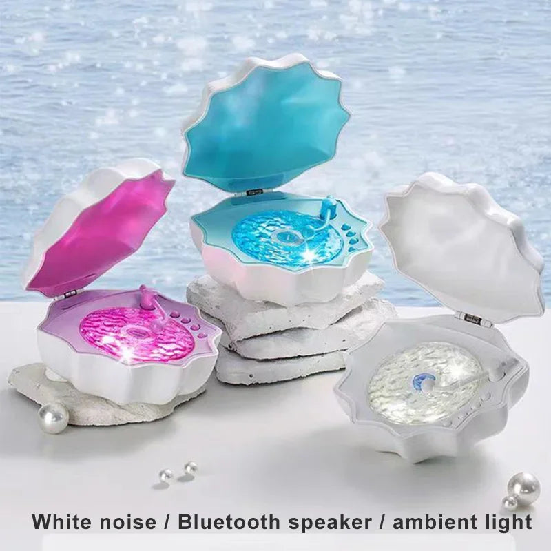 Tragbarer Bluetooth-Lautsprecher für das Badezimmer mit Projektionslicht