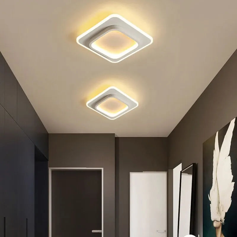 Moderne LED-Deckenleuchte - Dreifarbige dimmbare Aufbauleuchte