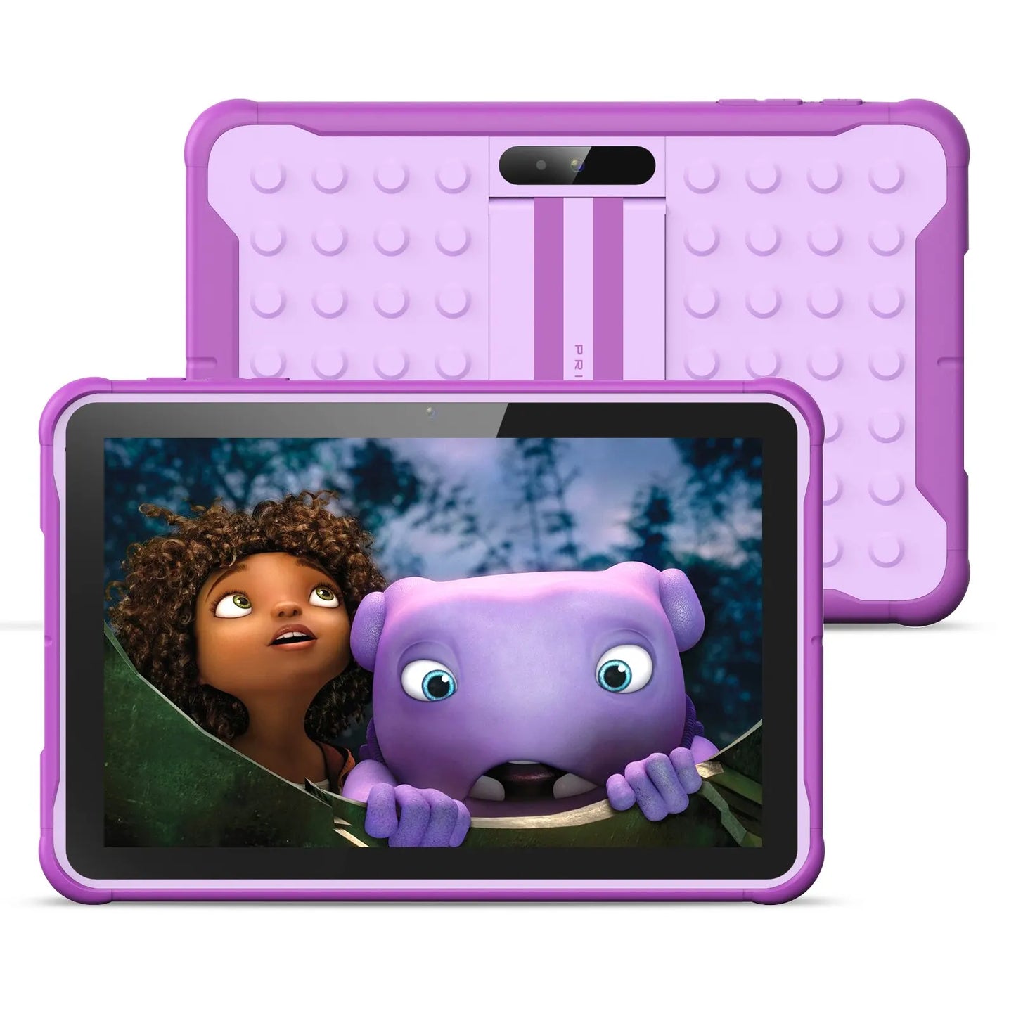 10 Zoll Kids Tablet mit Quad-Core, 64GB Speicher, Android 13 und 720p HD Bildschirm - Bestes Kids Tablet für Kinder