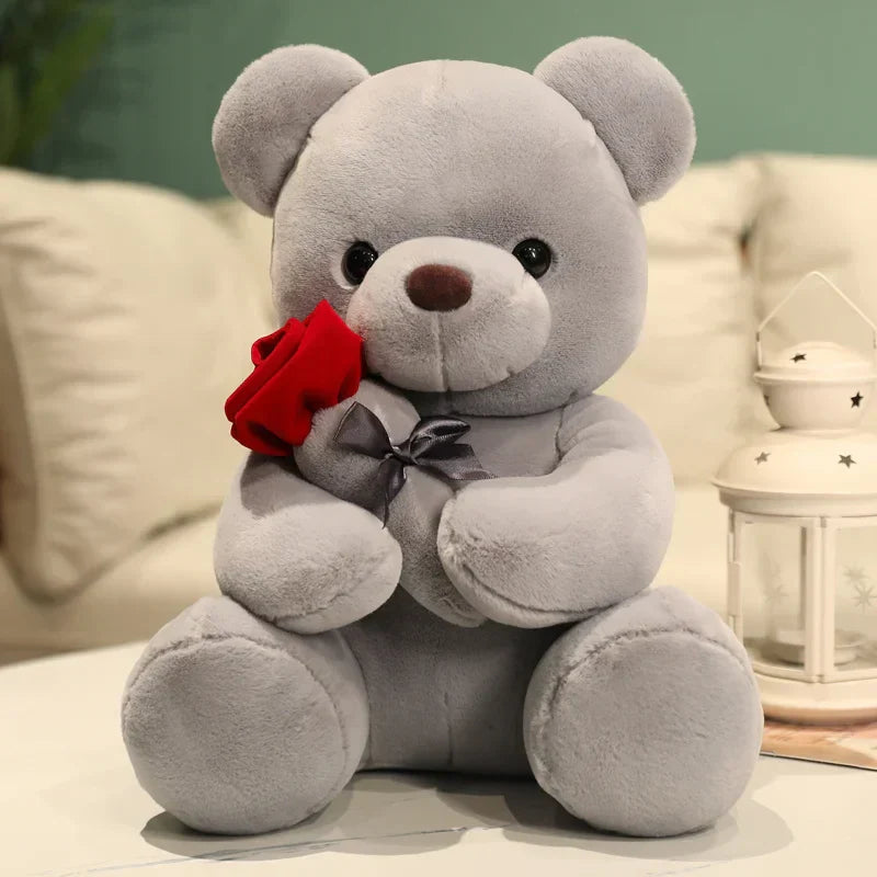 Garduru - Kuschelteddy mit romantischen Rosen für besondere Momente