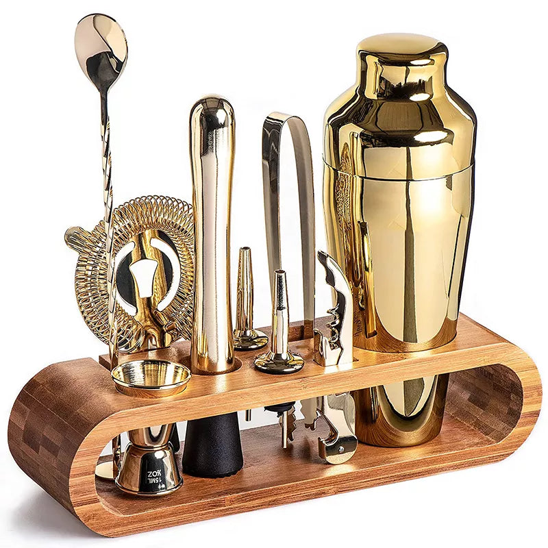MixMaster – Luxuriöses Metallic Bar Set für stilvolle Cocktails