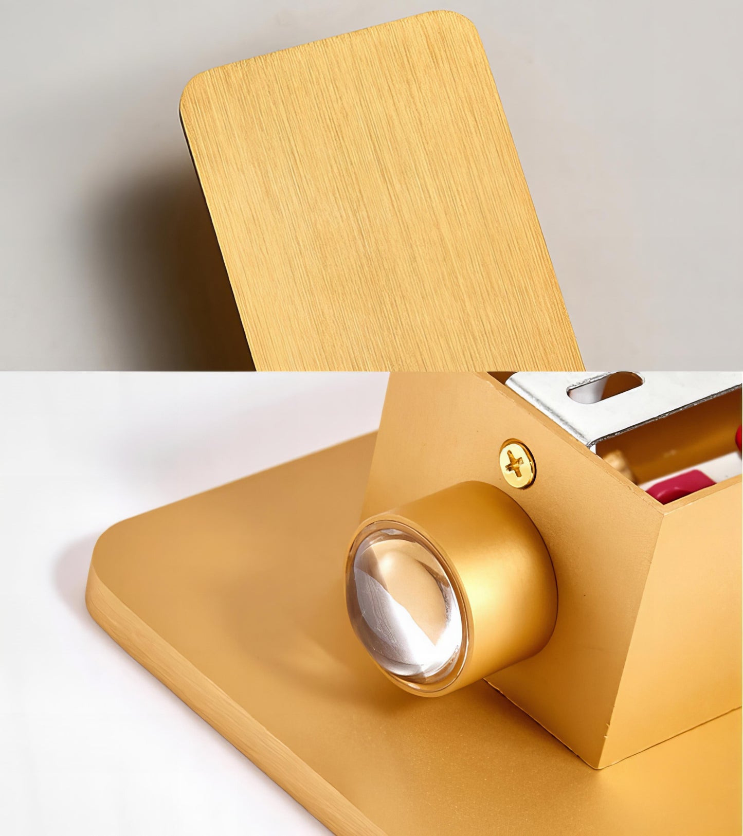 Rechteckige Wandleuchte Koda – Modernes und verstellbares Design aus Aluminium mit LED-Licht