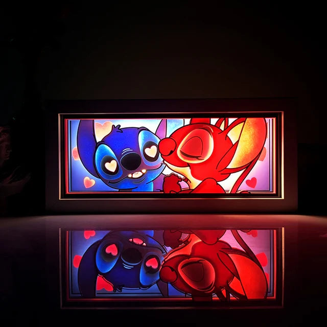 Anime 3D LED Lichtbox – Dragon Ball-inspirierte Papierschnitt-Nachtlampe mit Fernbedienung