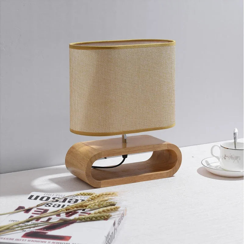 Holz LED Schreibtischlampe für das Home Office - Modern, umweltfreundliche Beleuchtung
