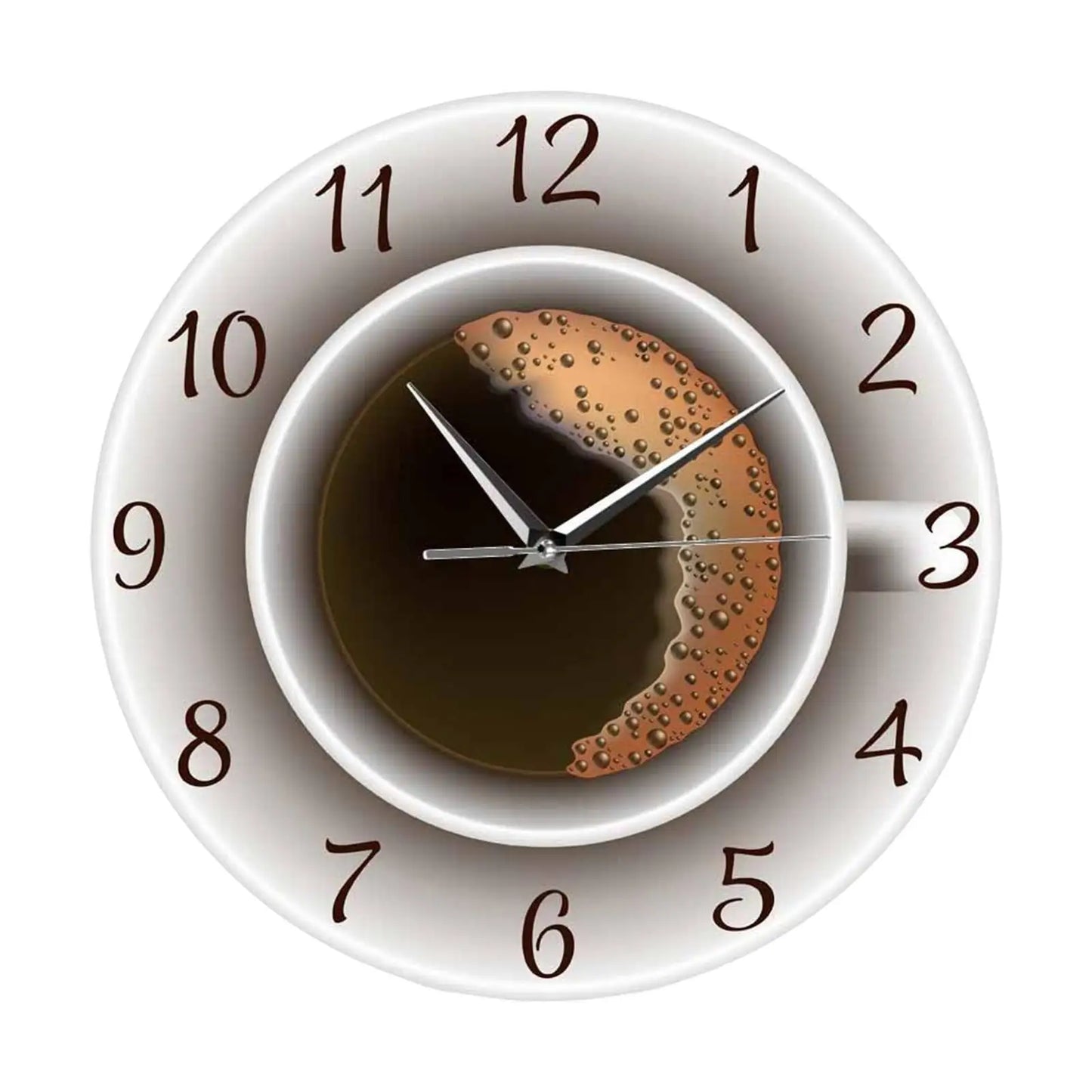 Kaffeetassen-Wanduhr Küche