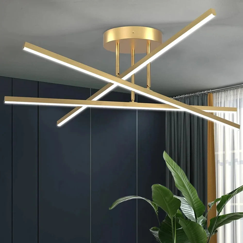 Moderner LED-Decken-Chandelier - Nordischer Stil für Wohnzimmer, Esszimmer und Schlafzimmer