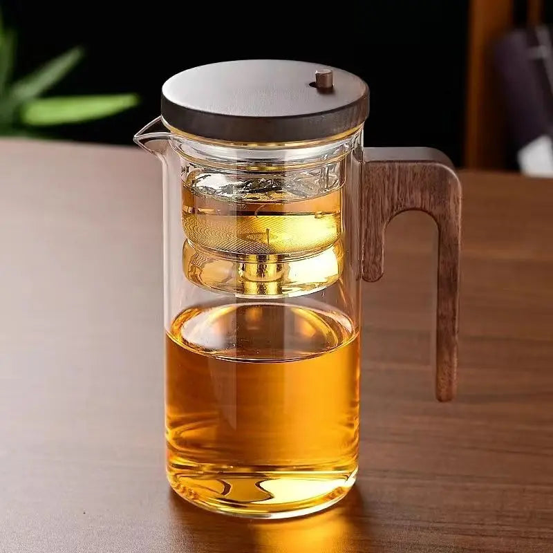 ZenFusion – Luxus-Glasteekanne mit innovativem Infuser und zeitlosem Design
