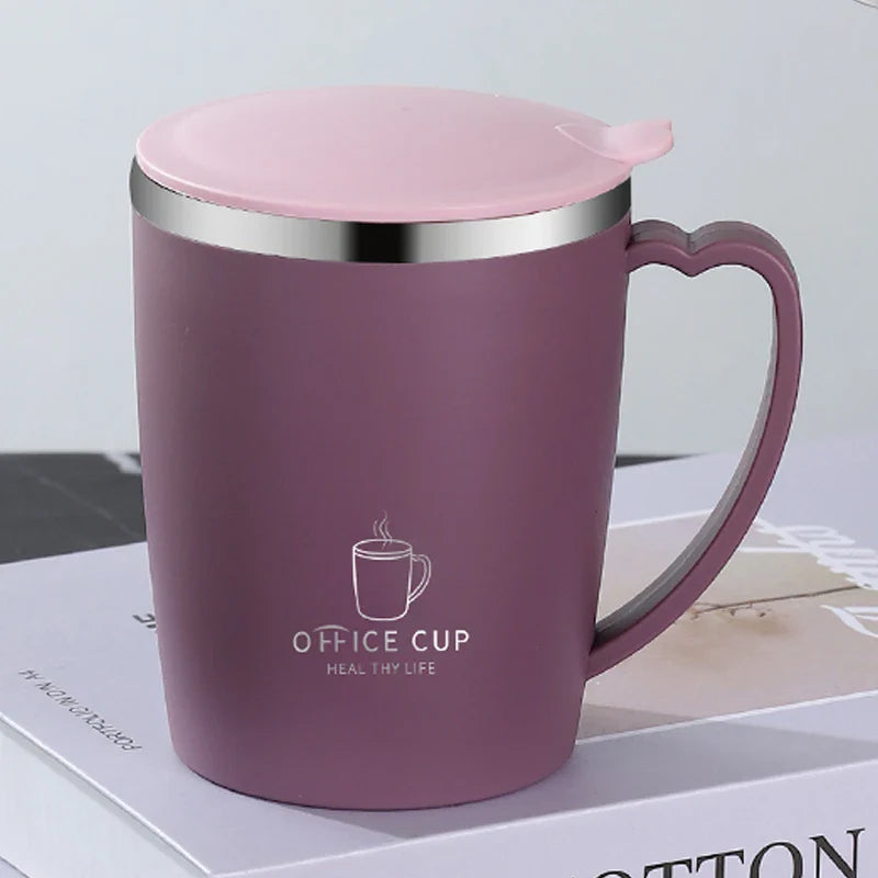 350ml Thermosbecher 304 Edelstahl Isolierter Becher mit Griff