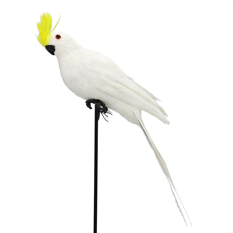 Handgefertigte Papageienfigur